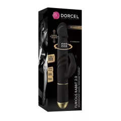   Dorcel - vibrátor s pohyblivým klitorálním stimulátorem - černý