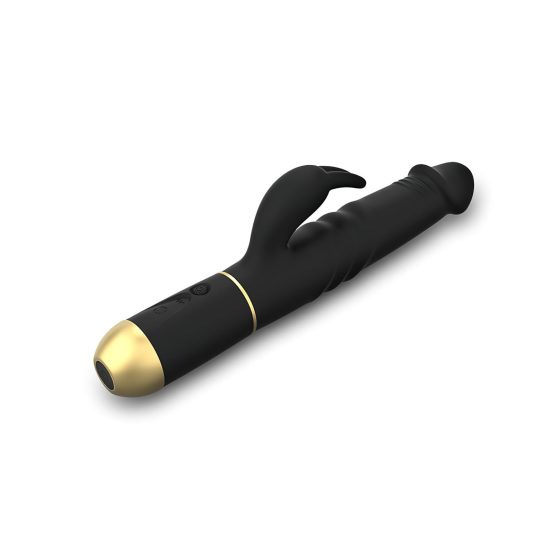 Dorcel - vibrátor s pohyblivým klitorálním stimulátorem - černý