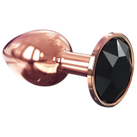 Dorcel Diamond Plug S - hliníkový anální kolík - malý (růžové zlato)