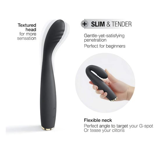 / Dorcel G-slim - akumulátorový G-bod vibrátor (černý)