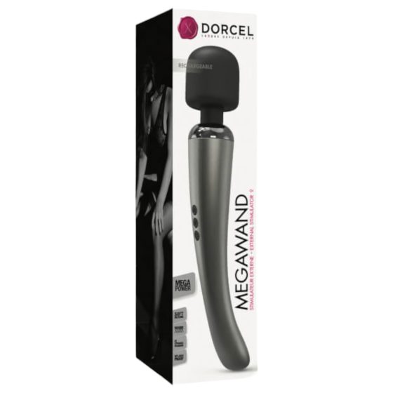 Dorcel Megawand - dobíjecí masážní vibrátor (stříbrný)