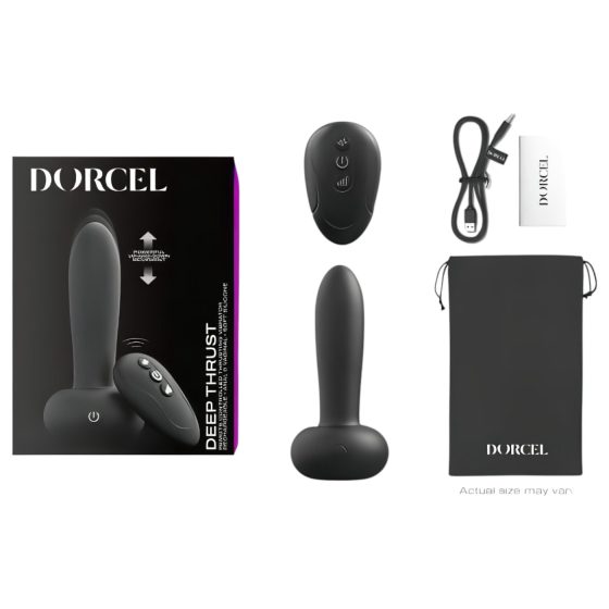 Dorcel Deep Thrust - pulzující vibrátor (černý)