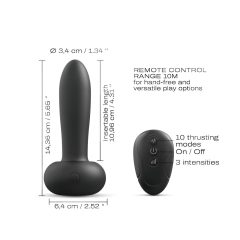 Dorcel Deep Thrust - pulzující vibrátor (černý)