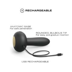Dorcel Deep Thrust - pulzující vibrátor (černý)