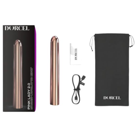 Dorcel Pink Lady 2.0 - akumulátorový vibrátor (růžové zlato)