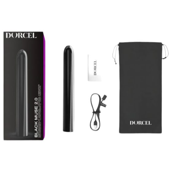 Dorcel Black Muse 2.0 - nabíjecí černý vibrátor