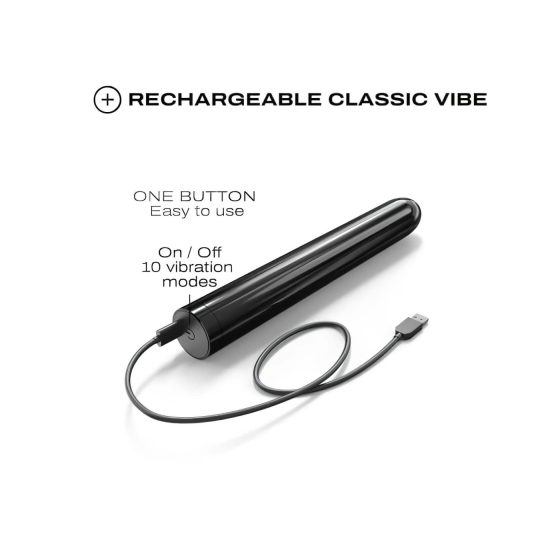 Dorcel Black Muse 2.0 - nabíjecí černý vibrátor