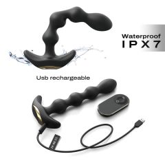  / Dorcel Flexi Balls - nabíjecí rádiové anální vibrátor (černý)