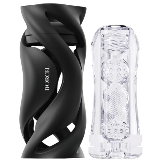 Dorcel Deep Blow - manuální sací masturbátor v pouzdru