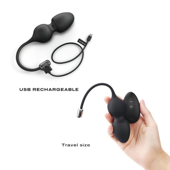 Dorcel Love Balls - magnetické venušiny kuličky duo (černé)