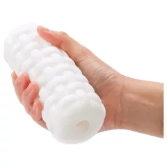   Dorcel Cup Tight - masturbátor pro muže s perlovaným kanálkem (bílý)