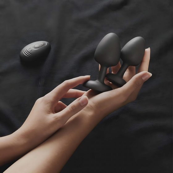 Dorcel - kuličkový, dálkové ovládání anální vibrátor M - (černý)