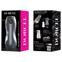   Dorcel Blowjoy Vibe - sací a vibrační akumulátorový masturbátor (šedý)
