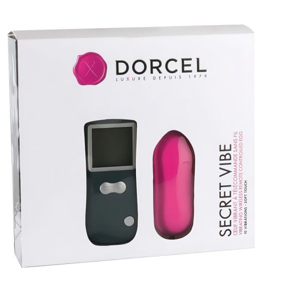 / Dorcel Secret Vibe - akumulátorové, rádiové vibrační vajíčko (růžové)