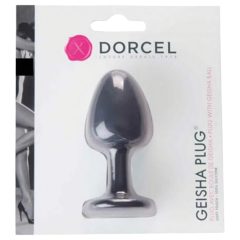 Dorcel Geisha Plug M - anální kolík s kuličky (černý)