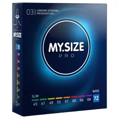 My.Size PRO - kondom speciální velikosti - 72 mm (3 ks)