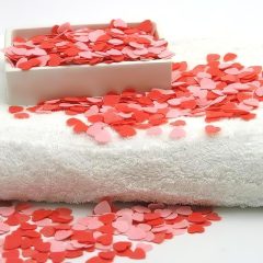   Srdce - voňavé růžové okvětní lístky do koupele (30g)