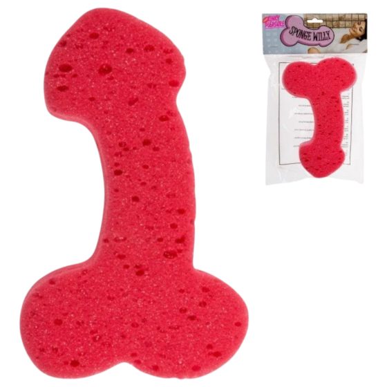 Pěnová houbička ve tvaru penisu (různé barvy)