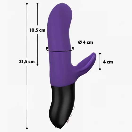 Fun Factory Bi Stronic Fusion - přirážející vibrátor s raménkem na klitoris (fialový)