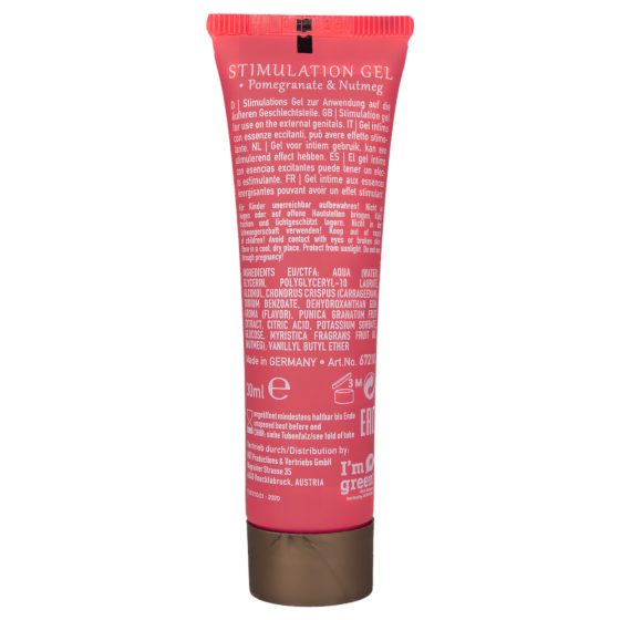 HOT Shiatsu - stimulační krém pro ženy - granátové jablko (30ml)