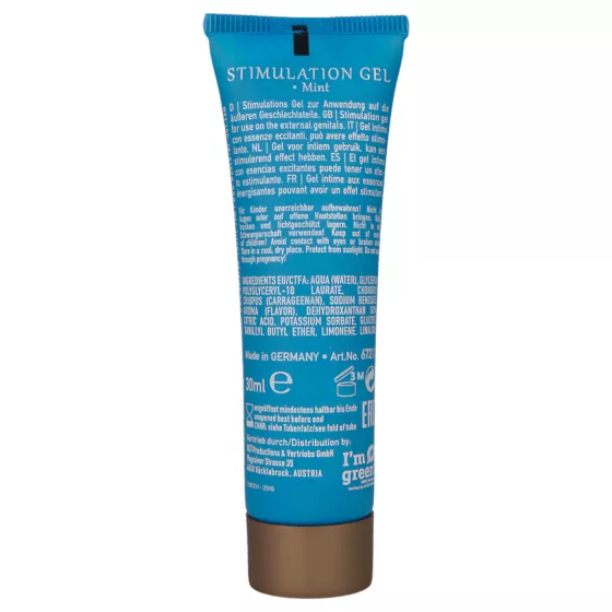 HOT Shiatsu Joyful - stimulační krém pro ženy - máta - 30ml