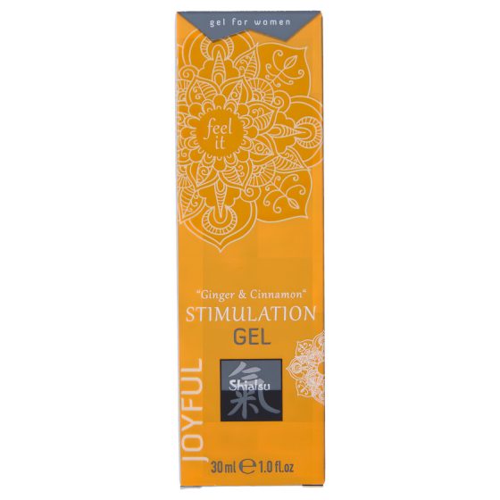 HOT Shiatsu - stimulační krém pro ženy - zázvor a skořice (30 ml)