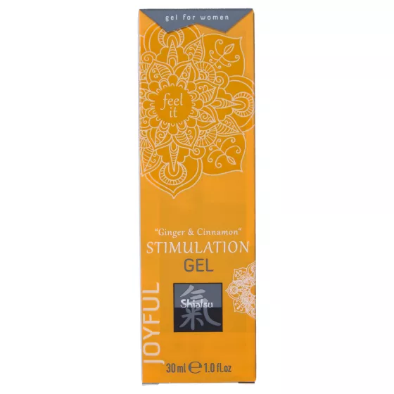 HOT Shiatsu - stimulační krém pro ženy - zázvor a skořice (30 ml)
