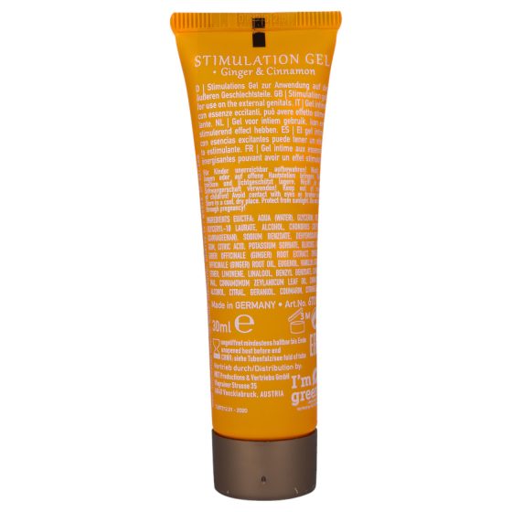 HOT Shiatsu - stimulační krém pro ženy - zázvor a skořice (30 ml)