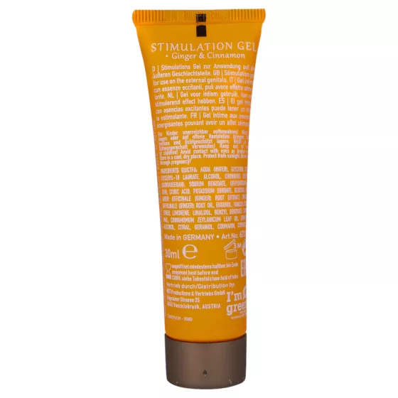 HOT Shiatsu - stimulační krém pro ženy - zázvor a skořice (30 ml)