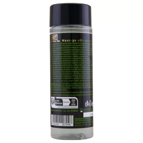 HOT - masážní olej - tropické ovoce - 100ml