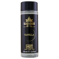 HOT - masážní olej na pokožku - vanilka - 100 ml