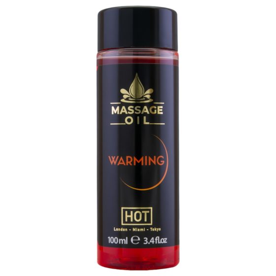 HOT - masážní olej na pokožku - hřejivý efekt - 100 ml