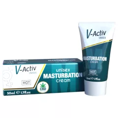   Hot V-Active - stimulační unisex masturbační krém (50 ml)