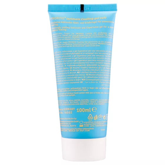 HOT - intimní krém pro muže - jemně chladivý - 100 ml