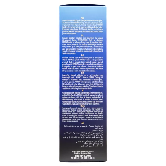 HOT - intim krém pro muže - silný chladivý efekt - 100 ml