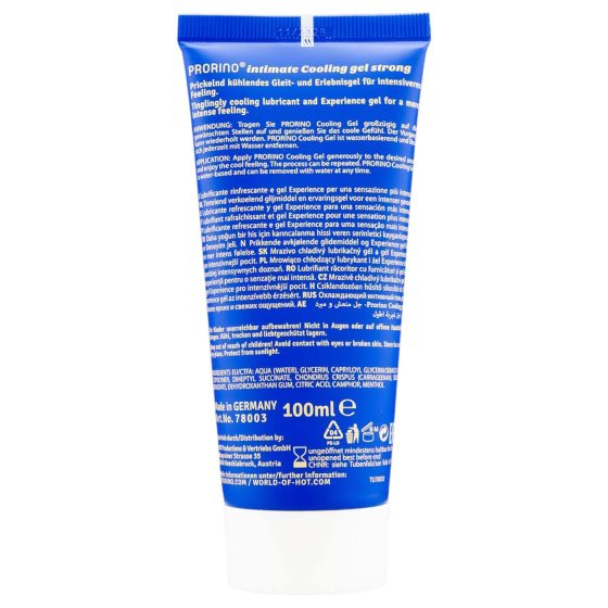 HOT Prorino - silně chladivý intimní krém pro muže (100 ml)