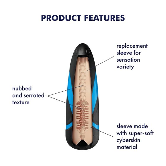 Satisfyer Sleeve Tornado Bliss - vložka do masturbátoru