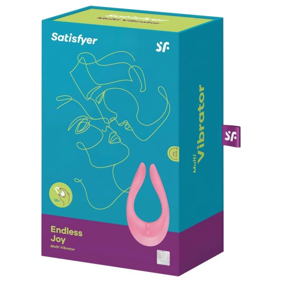 Satisfyer - párový vibrátor - dobíjecí - růžová