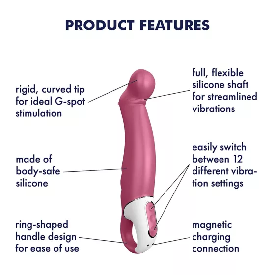 / Satisfyer Petting Hippo - akumulátorový, vodotěsný vibrátor (růžový)