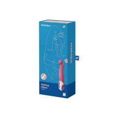   Satisfyer Petting Hippo - vibrátor dobíjecí vodotěsný silikonový růžový