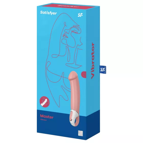 Satisfyer Master - vodotěsný, akumulátorový vibrátor (tělové barvy)