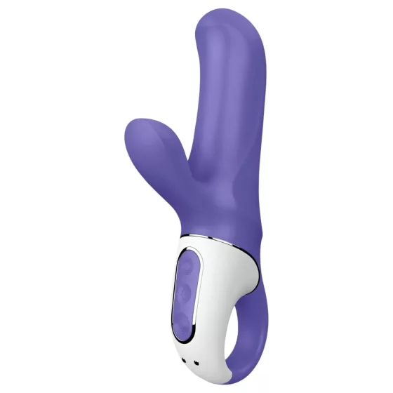 Satisfyer Magic Bunny - vodotěsný vibrátor s klitorálním ramenem (fialový)