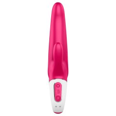   Satisfyer Mr. Rabbit - vodotěsný vibrátor s dráždidlem na klitoris (růžový)