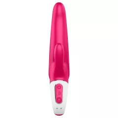   Satisfyer Mr. Rabbit - vodotěsný vibrátor s klitorálním ramenem (růžový)
