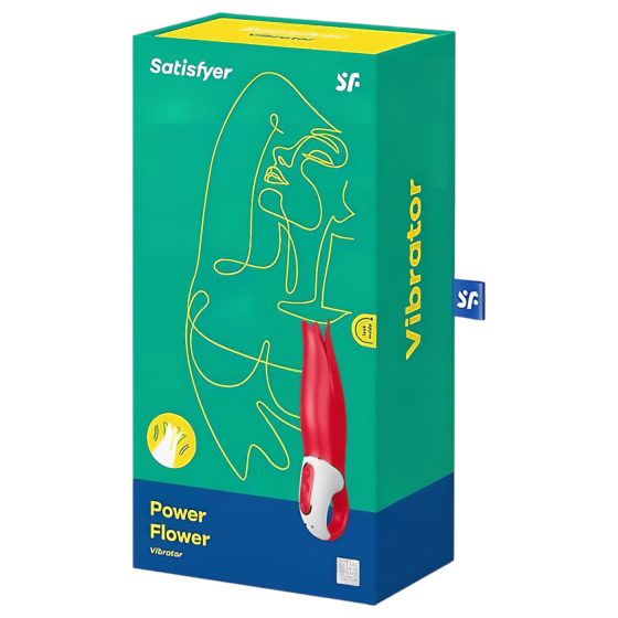 Satisfyer - vibrátor dobíjecí vodotěsný silikon červený