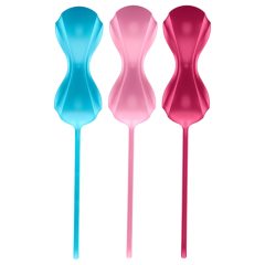   Satisfyer - venušiny kuličky set - pohyblivé kuličky - 3 ks