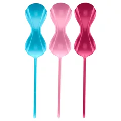   Satisfyer - venušiny kuličky set - pohyblivé kuličky - 3 ks