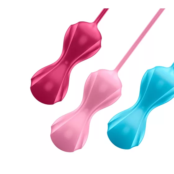 Satisfyer - venušiny kuličky set - pohyblivé kuličky - 3 ks