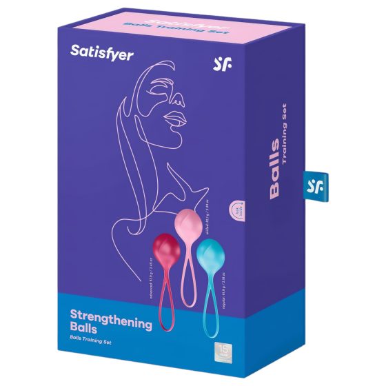 Satisfyer Posilovací Kuličky - sada gejšiných kuliček (3 kusy)