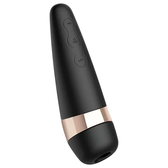 Satisfyer Pro 3+ - vodotěsný, akumulátorový vibrátor na dráždění klitorisu (černý)